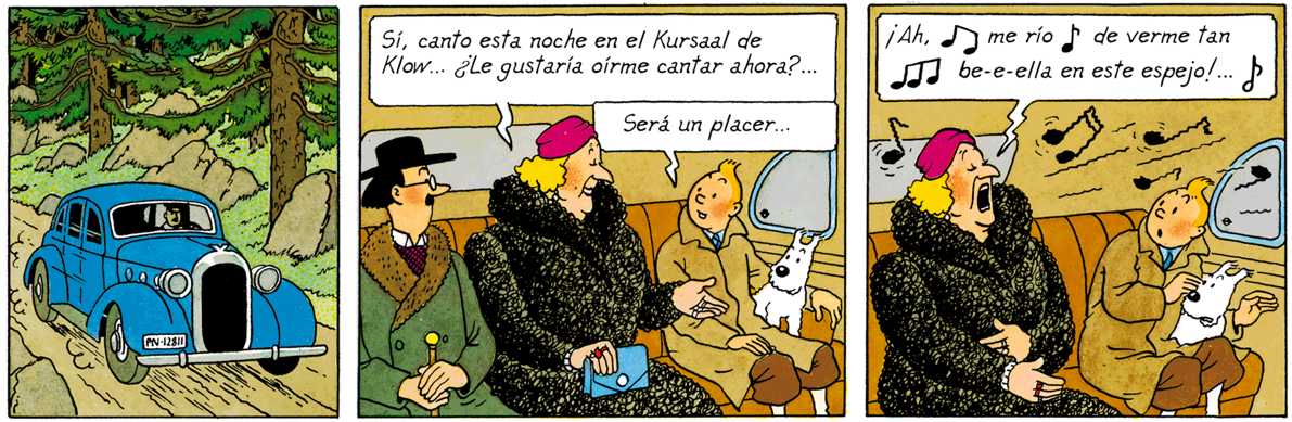 Bianca Castafiore dans Le Sceptre d'Ottokar
